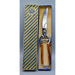 Dovo kitchen poultry shears Solingen Germany Bakelite Celluloid handles